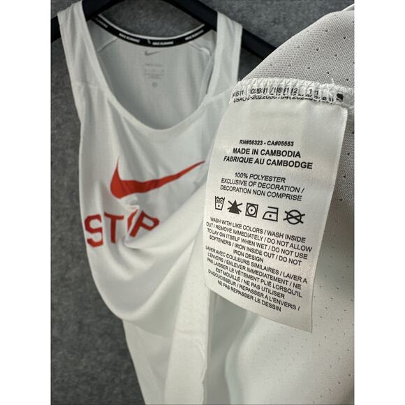 NWT NIKE Steve Prefontaine STOP PRE TRIBUTE Tank Top Singlet FN3998-121 Men’s L - Picture 6 of 9